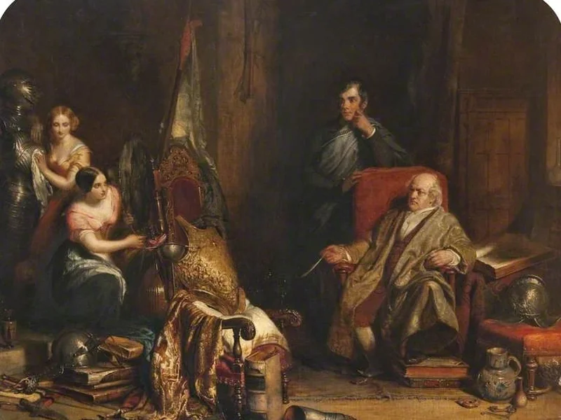 1803-Robert Scott Lauder - Burns alla Casa di Francis Grose - Il Dick Institute